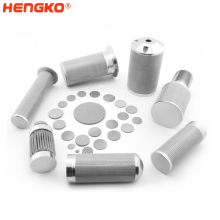 Hengko personalizado de alambre de acero inoxidable 316L tubo de filtro de alta precisión de alta precisión utilizado para analizador de humo en línea CEMS